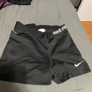 nike pro spandex shorts